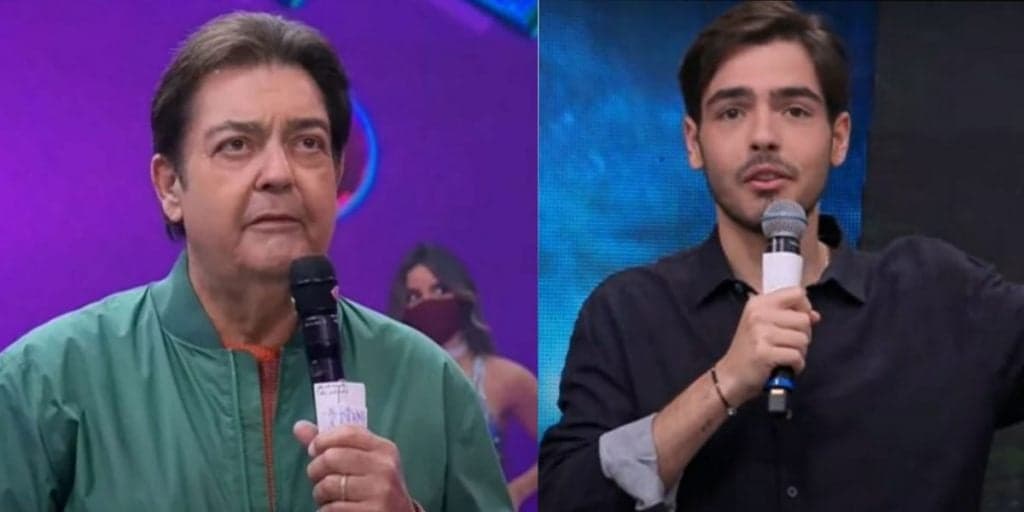 Filho de Faustão faz o pai chorar no programa, expõe o que ele faz e deixa apresentador constrangido: "Infelizmente"