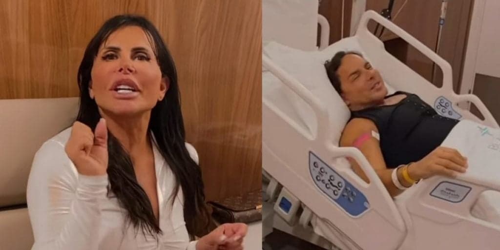 Gretchen e marido fazem a mesma cirurgia plástica