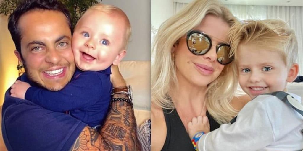 Andressa Miranda, esposa de Thammy, responde se seu filho Bento, e o filho de Karina Bacchi, são irmãos