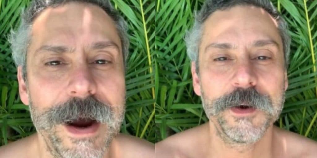 Ator global, Alexandre Nero, anuncia voto nas redes sociais