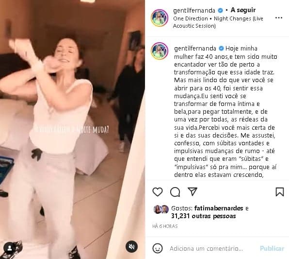 Fernanda Gentil decidiu se derreter por sua esposa, Priscila Montandon (Foto: Reprodução/ Instagram) Fernanda Gentil decidiu se derreter por sua esposa, Priscila Montandon (Foto: Reprodução/ Instagram)