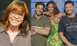 Travessia - Escrevendo um "novelão", Gloria Perez afirma que não tem pressão em substituir o sucesso estrondoso de Pantanal (Foto: Reprodução / Globo) Travessia - Escrevendo um "novelão", Gloria Perez afirma que não tem pressão em substituir o sucesso estrondoso de Pantanal (Foto: Reprodução / Globo)