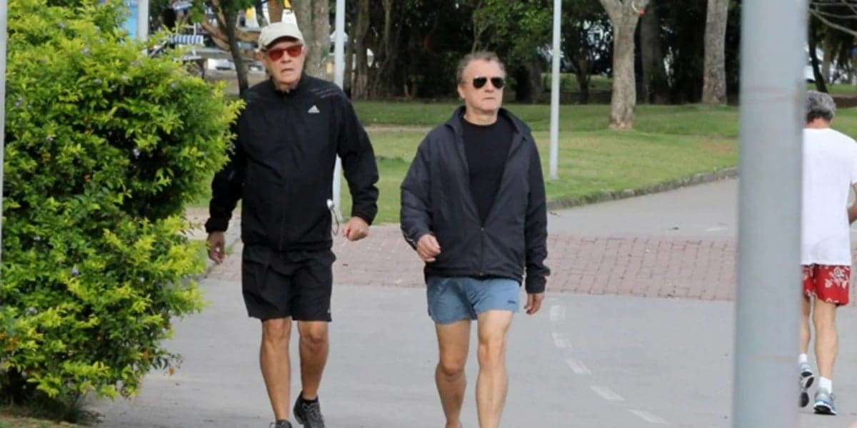 Ney Latorraca ao lado do amado em momento raro (Foto: Divulgação/web)
