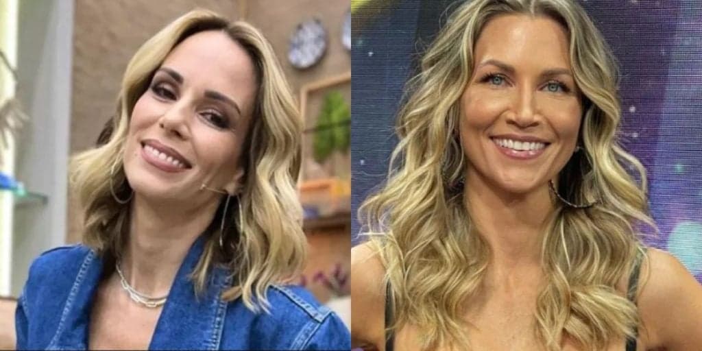 Ana Furtado surge ao lado de Anne Lottermann e rodeada por bailarinas de Faustão: "Foi nos bastidores"