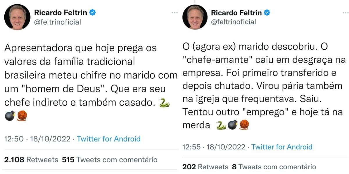 Apresentadora teria traído seu marido com chefe (Reprodução) Apresentadora teria traído seu marido com chefe (Reprodução)