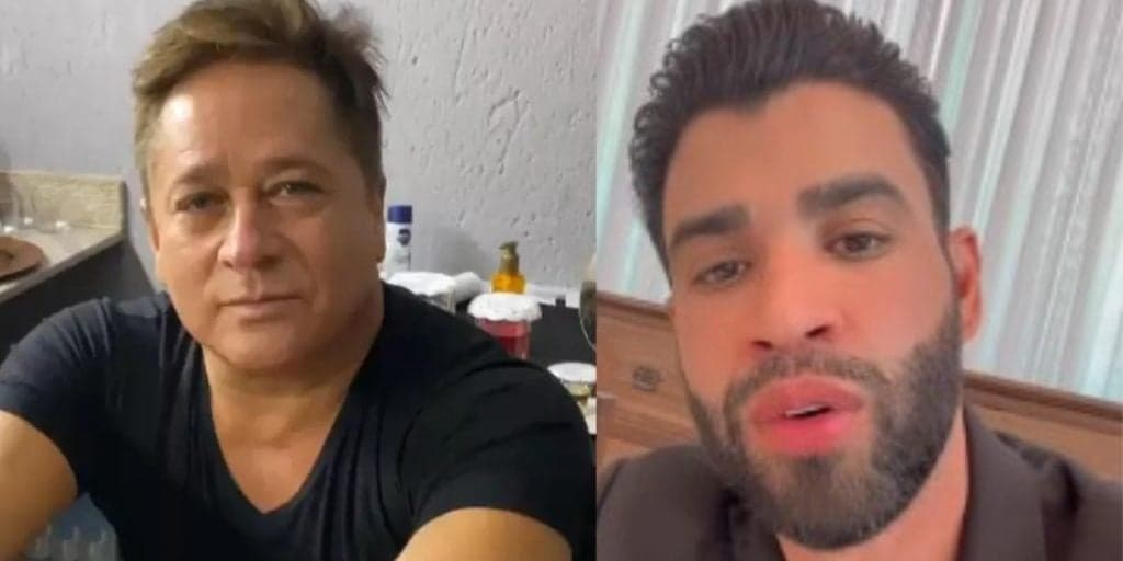 Gusttavo Lima passou por momentos de terror ao lado de Leonardo e tudo foi filmado: "Praga de mulher"