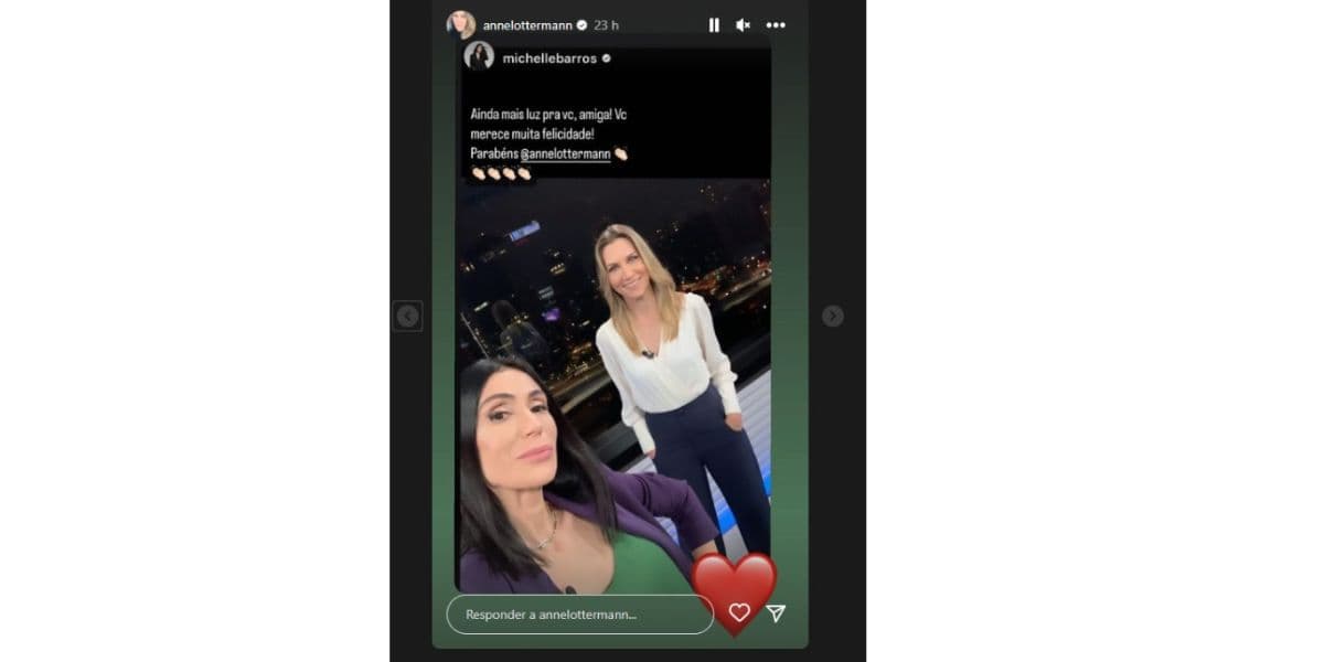 Michele Barros publica Storie com Anne Michele Barros publica Storie com Anne