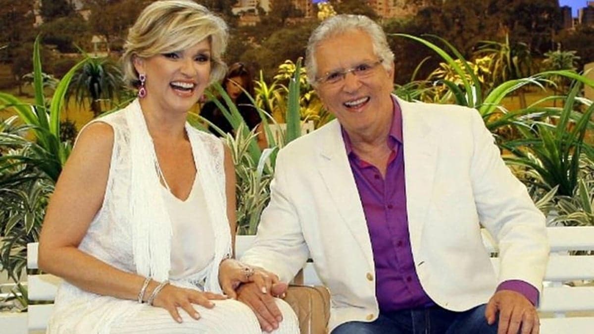 Andréa de Nóbrega e Carlos Alberto na Praça É Nossa (Reprodução/ Divulgação SBT) Andréa de Nóbrega e Carlos Alberto na Praça É Nossa (Reprodução/ Divulgação SBT)
