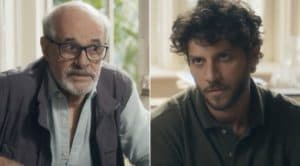 Travessia - Vem à tona segredo bombástico sobre quem é o verdadeiro pai de Ari (Chay Suede) na trama escrita por Gloria Perez (Foto: Reprodução / Globo / Montagem TV Foco) Travessia - Vem à tona segredo bombástico sobre quem é o verdadeiro pai de Ari (Chay Suede) na trama escrita por Gloria Perez (Foto: Reprodução / Globo / Montagem TV Foco)