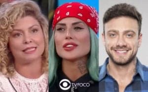 Bárbara, Tati e Vini estão na roça de A Fazenda 14 (Foto: Reprodução / PlayPlus / Montagem TV Foco) Bárbara, Tati e Vini estão na roça de A Fazenda 14 (Foto: Reprodução / PlayPlus / Montagem TV Foco)