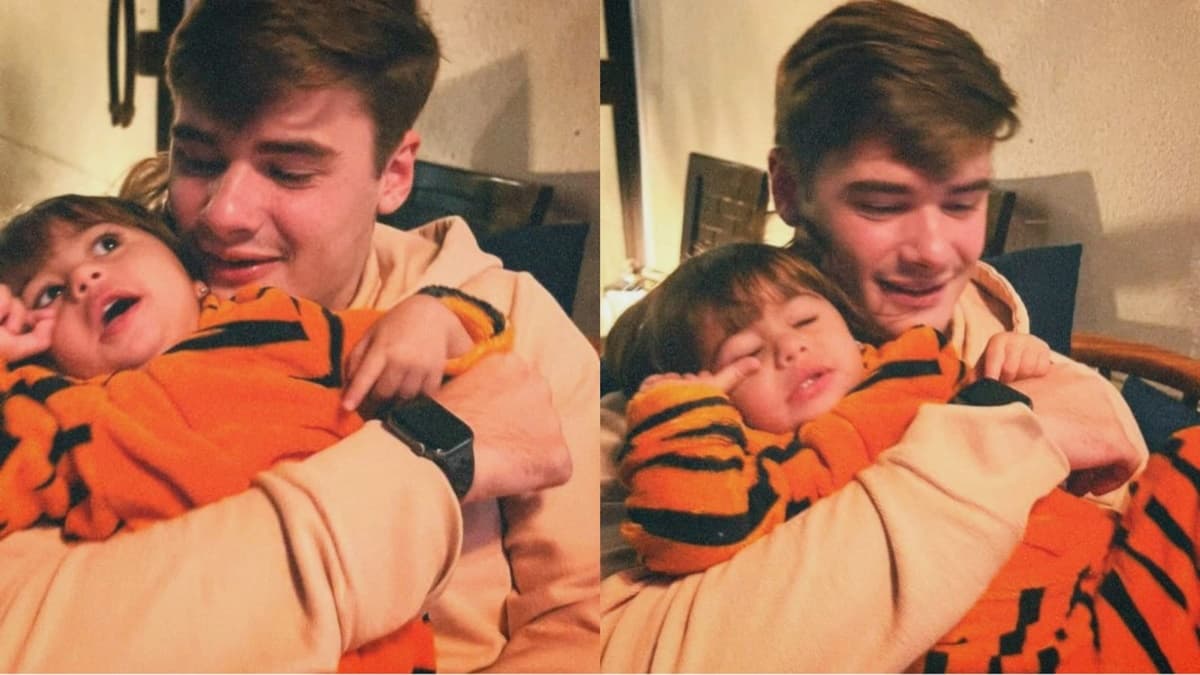 Filho de Fábio Assunção publica fotos com a irmã mais nova, Alana 