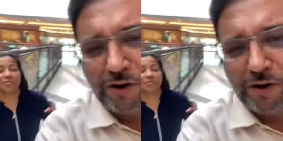 Geraldo Luís surge em vídeo perseguido por mulher - Foto: Reprodução Geraldo Luís surge em vídeo perseguido por mulher - Foto: Reprodução