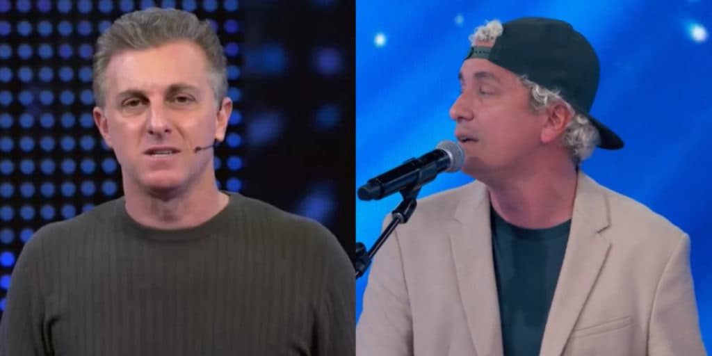 Luciano Huck expõe Rafael Portugal no palco do Domingão e entrega podre do humorista: "Ele fez"