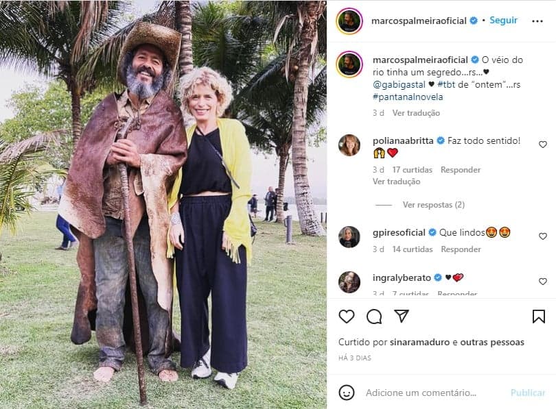 O Velho do Rio e sua esposa da vida real O Velho do Rio e sua esposa da vida real