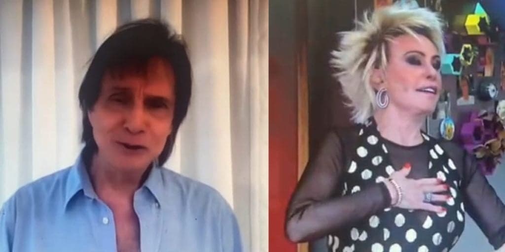 Roberto Carlos surge no Mais Você de Ana Maria, se declara na Globo e a faz levar mãos ao peito: "Te amo"