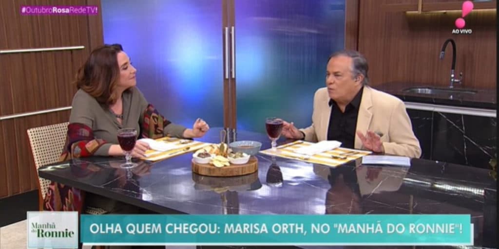 Ronnie Von convoca Marisa Orth à RedeTV! e assume: "Você já me fez chorar"