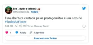 Público comentou estreia da trama escrita por João Emanuel Carneiro (Foto: Reprodução / Twitter) Público comentou estreia da trama escrita por João Emanuel Carneiro (Foto: Reprodução / Twitter)