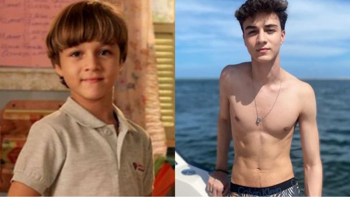Vitor Figueiredo aos 7 anos e atualmente aos 17 Vitor Figueiredo aos 7 anos e atualmente aos 17