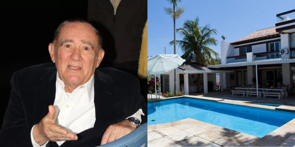 Fachada igual de um palácio, piscina e bosque próprio: Renato Aragão está se desfazendo de mansão por R$18 mi