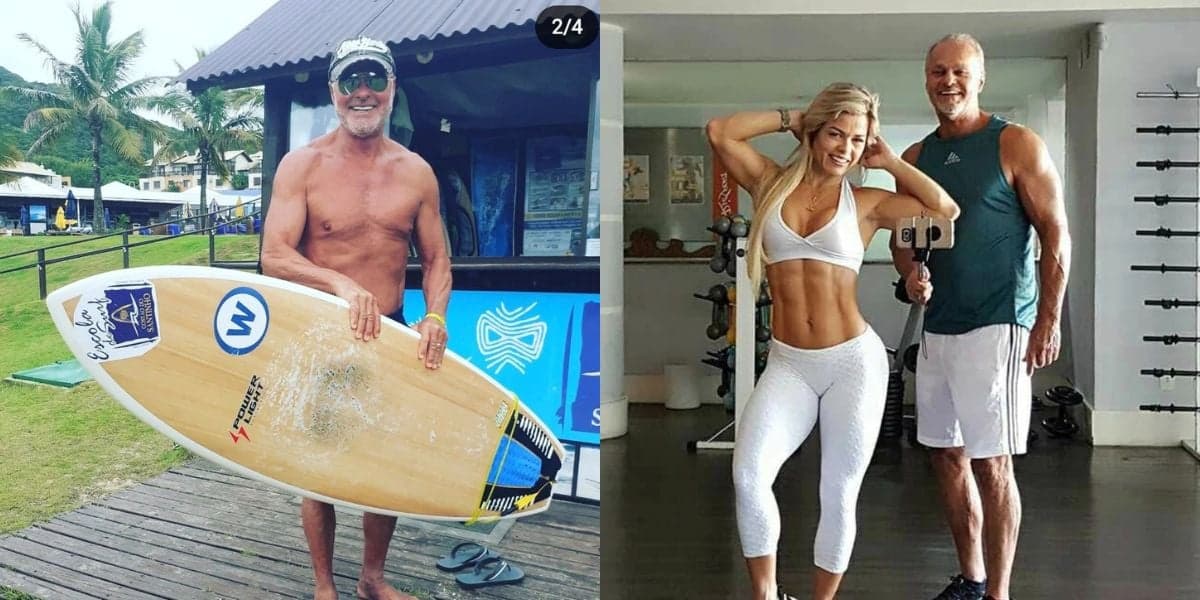 Kadu Moliterno e sua esposa Kadu Moliterno e sua esposa