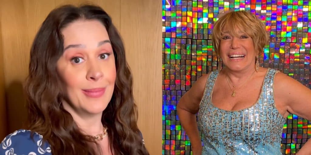 Claudia Raia mostra momento com Susana Vieira em camarim da Globo e entrega fotos: "Merece"