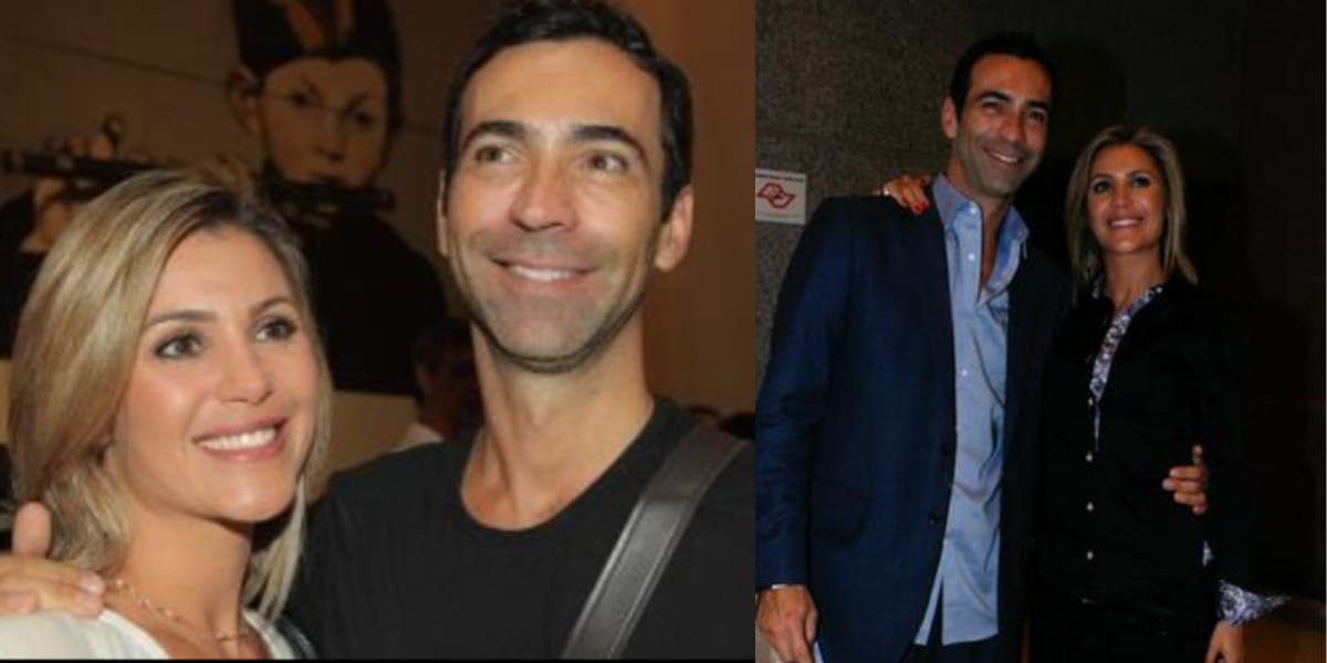 César Tralli e Flávia Freire foram casados durante três anos (Reprodução: Montagem TV Foco) César Tralli e Flávia Freire foram casados durante três anos (Reprodução: Montagem TV Foco)