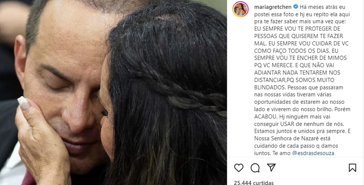 Declaração de amor e a proteção ao marido feito pela rainha do rebolado Declaração de amor e a proteção ao marido feito pela rainha do rebolado