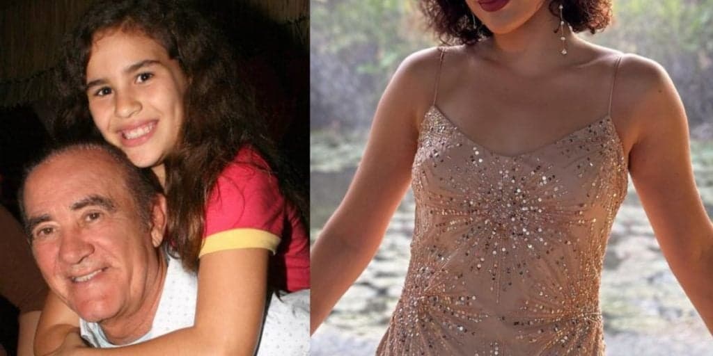Chamada de "feinha" na infância, filha de Renato Aragão mostra que é uma das mais lindas hoje: "Absurda"