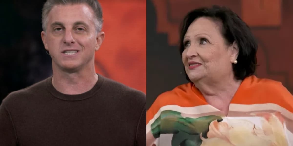 Luciano Huck teve que corrigir fala de dona Déa Lúcia (Foto: Reprodução) Luciano Huck teve que corrigir fala de dona Déa Lúcia (Foto: Reprodução)