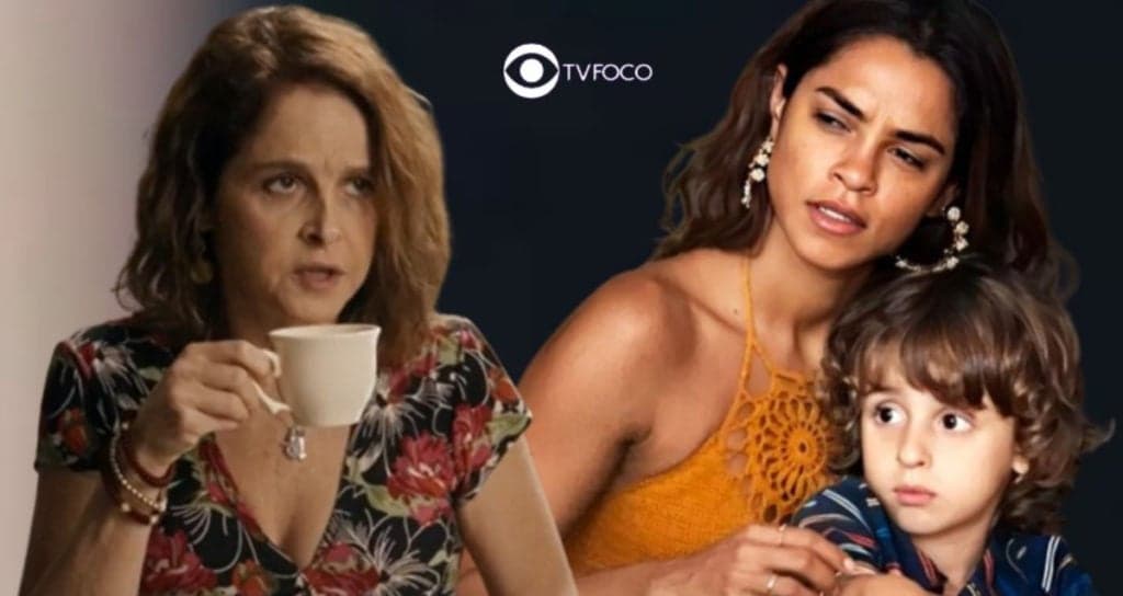 Travessia - Brisa descobre crueldade que Núbia fez com Tonho e fica uma fera com a ex-sogra