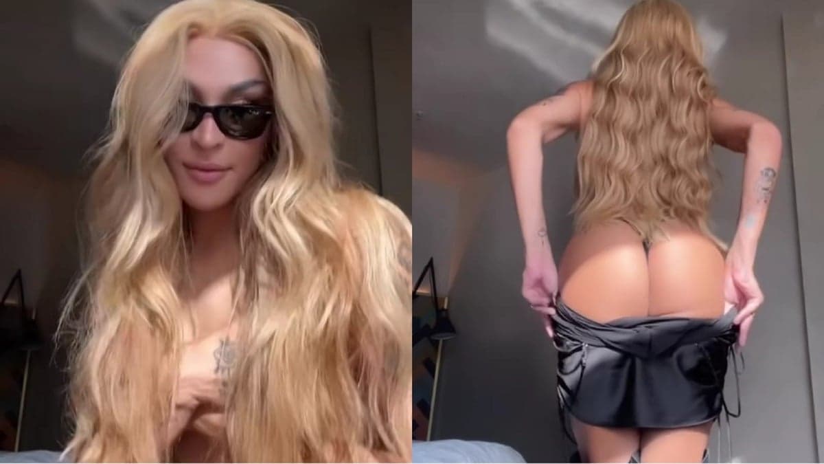 Pabllo Vittar surpreende ao abaixar vestido e mostrar calcinha fina no limite com parte íntima explodindo Pabllo Vittar surpreende ao abaixar vestido e mostrar calcinha fina no limite com parte íntima explodindo