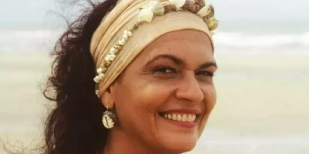 A atriz Regina Dourado como a Olga de Pantanal - Foto: Reprodução A atriz Regina Dourado como a Olga de Pantanal - Foto: Reprodução