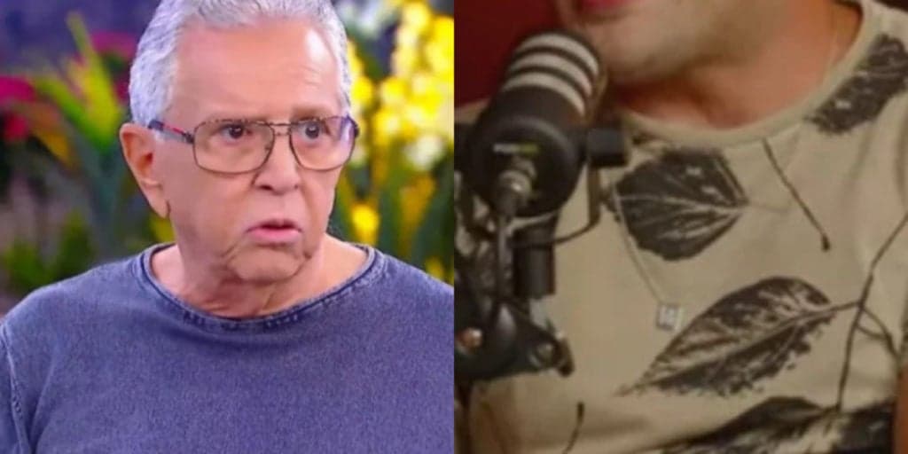 Em conversa com Carlos Alberto, humorista foi sincero sobre dono do SBT: "Foi horrível gravar com o Silvio"