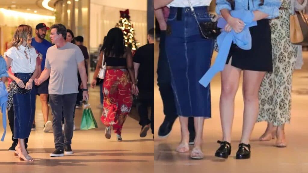 Ana Furtado e Boninho têm flagra público raro com a filha de 15 anos, e beleza da adolescente impressiona