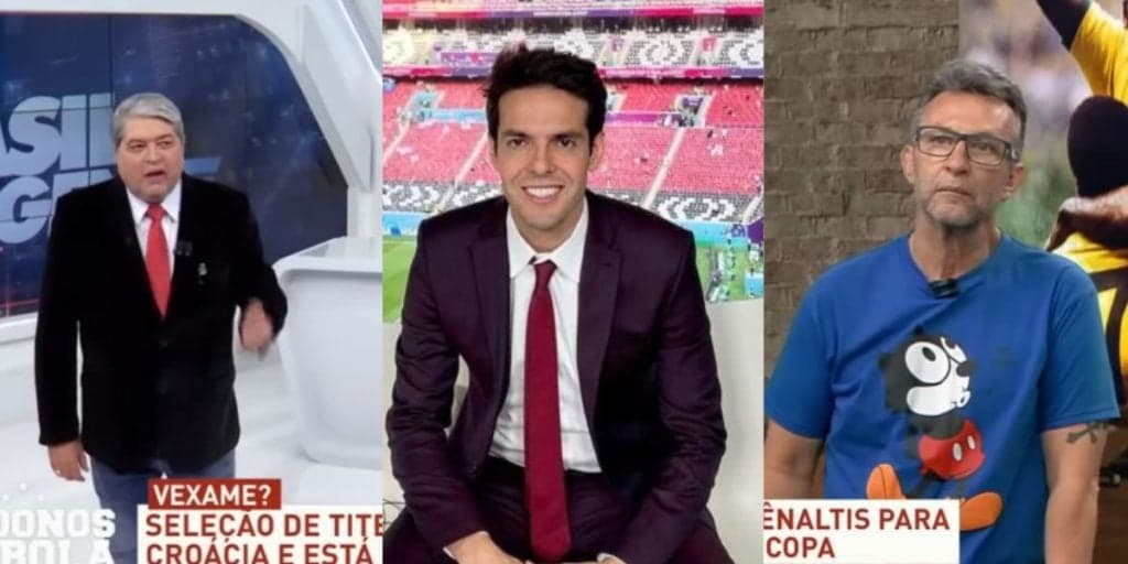 Datena e Neto soltam o verbo contra o que Kaká fez e não escondem revolta na Band: "Vai te catar"
