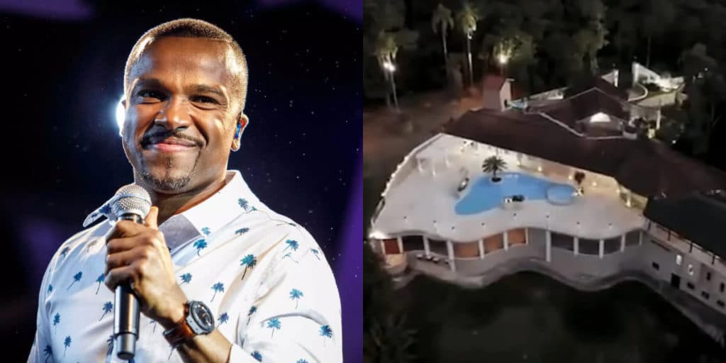 Recatado, astro da música, Alexandre Pires assumiu com quem é casado e teve notícia de venda de mansão