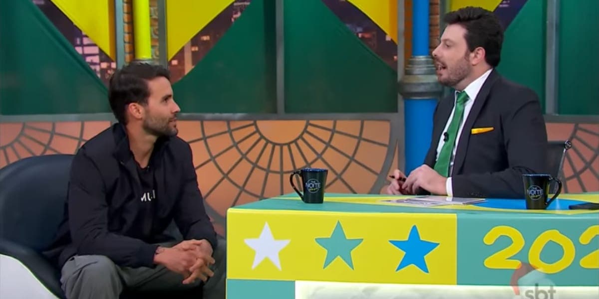 Daniel Cady participou do The Noite com Danilo Gentili e falou sobre seu filho (Reprodução: SBT)