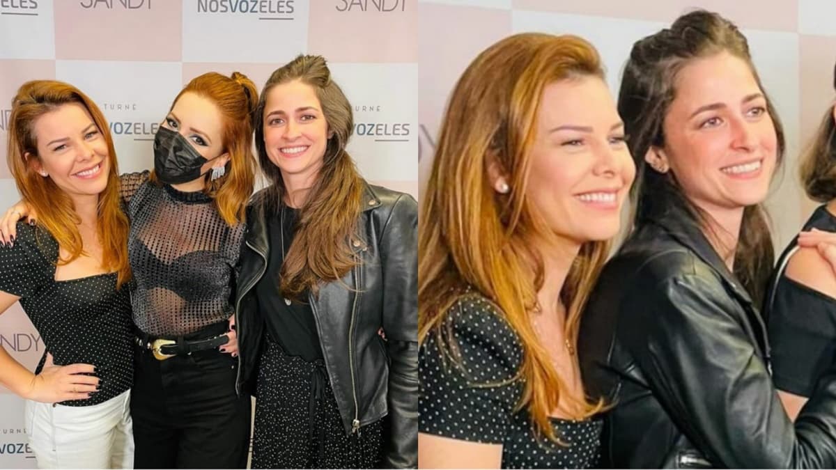 Fernanda Souza e Eduarda Porto, sua namorada (Foto: Reprodução)
