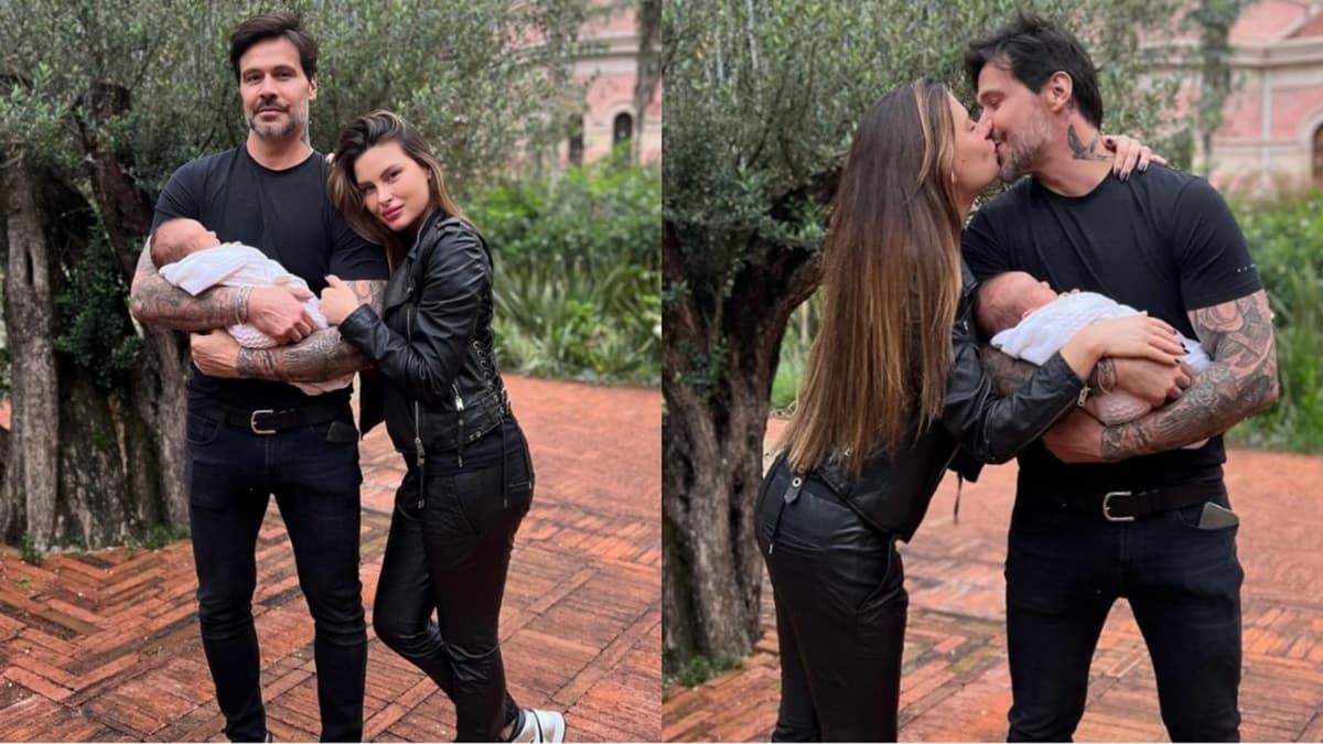 O modelo se casou há anos e teve terceiro filho recentemente O modelo se casou há anos e teve terceiro filho recentemente