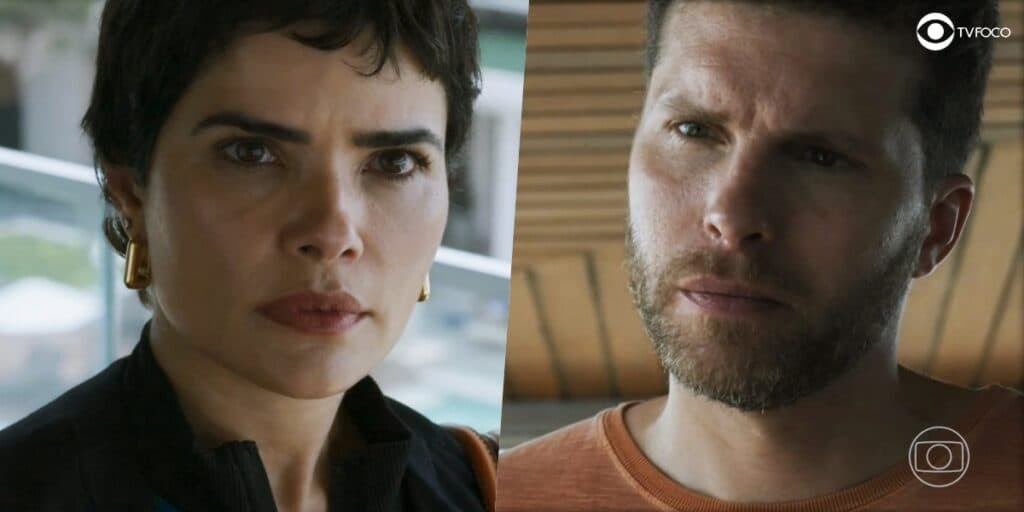 Travessia - Sofrendo de abstinência de sexo, Leonor é baixa com Caíque e o humilha: "É amigo"