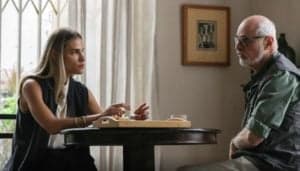 Sara revelará segredo de Guerra para Dante em Travessia (Foto: Reprodução / Globo) Sara revelará segredo de Guerra para Dante em Travessia (Foto: Reprodução / Globo)