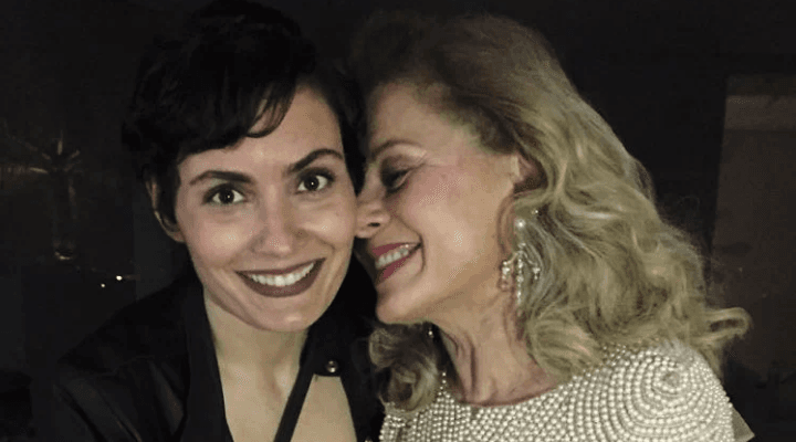 Vera Fischer e a filha, Rafaela, fruto de seu casamento com o diretor Perry Salles (Foto: Reprodução)