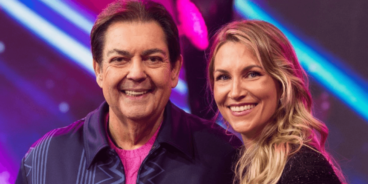Faustão e Anne Lottermann (Foto: Divulgação) Faustão e Anne Lottermann (Foto: Divulgação)