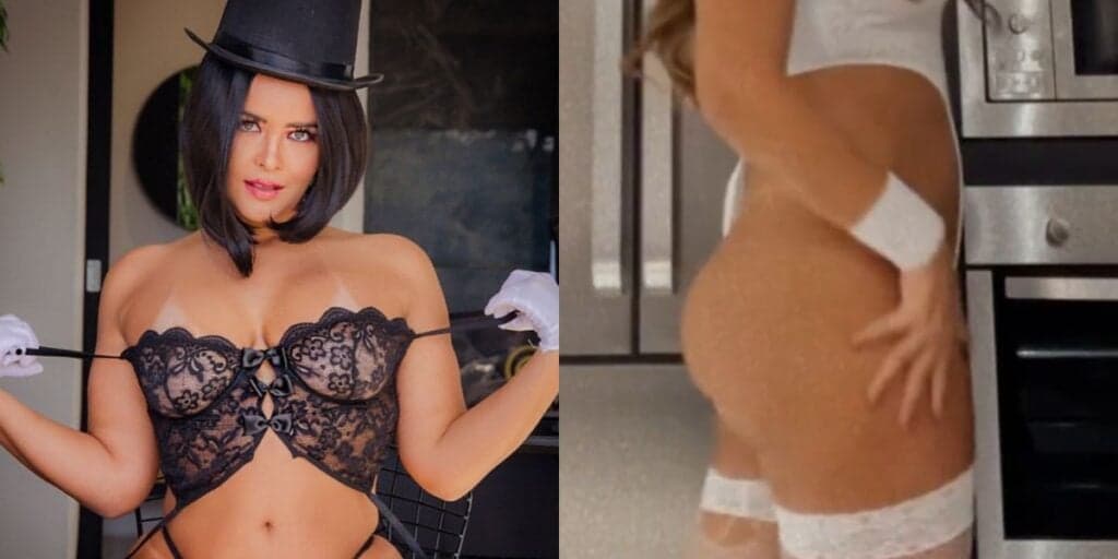 Geisy Arruda surge com lingerie transparente, abre as pernas e acaba mostrando o que deixa os homens loucos