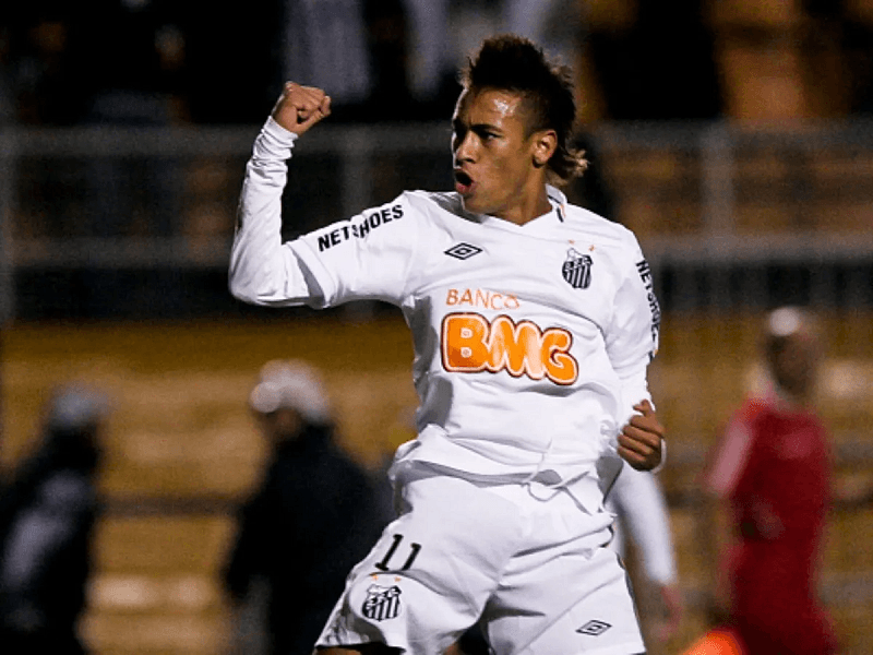 Neymar na época em que jogava pelo Santos Futebol Clube (Foto: Divulgação) Neymar na época em que jogava pelo Santos Futebol Clube (Foto: Divulgação)