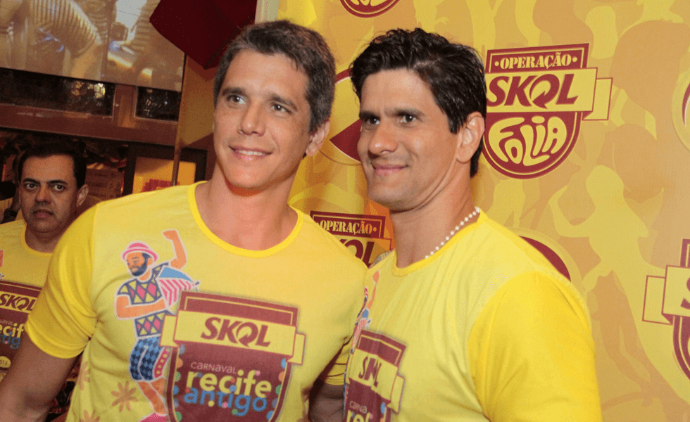 Márcio Garcia e o irmão (Foto: Divulgação) Márcio Garcia e o irmão (Foto: Divulgação)