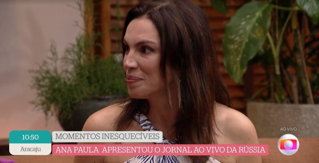 Ana Paula Araújo foi exposta por Maria Beltrão no É de Casa Ana Paula Araújo foi exposta por Maria Beltrão no É de Casa