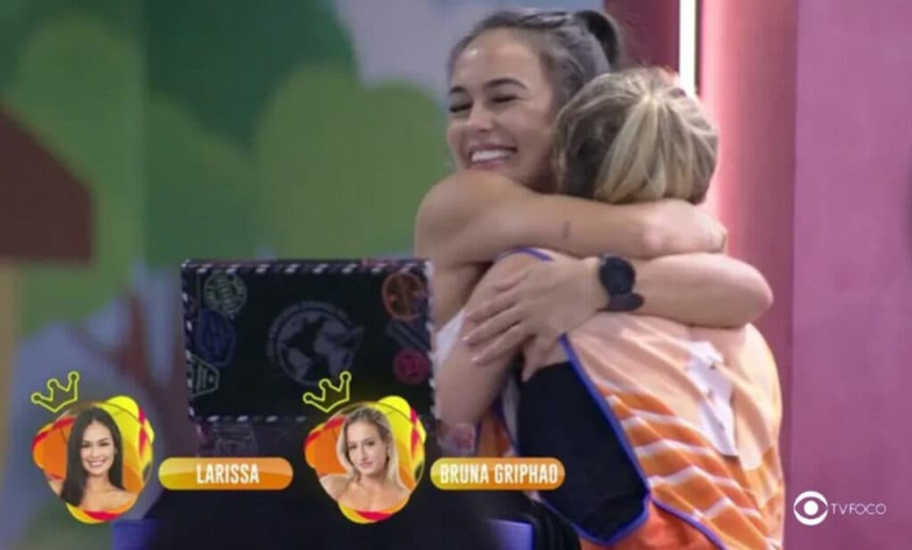 BBB23 - Larissa e Bruna ganham a liderança por milésimos de segundo; veja quem ficou na xepa
