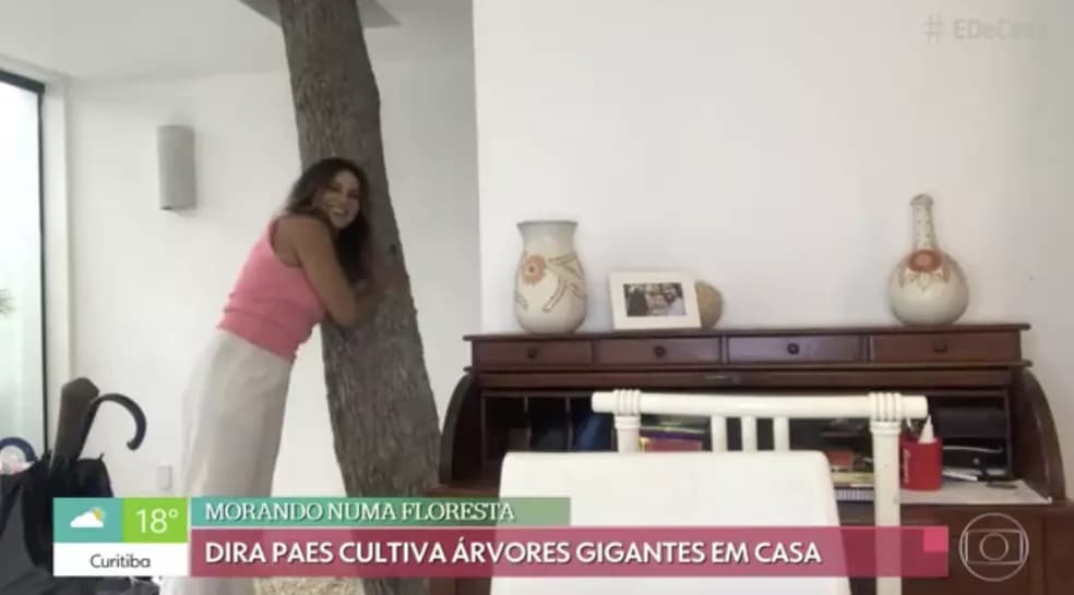 Casa da atriz Dira Paes (Imagem: Reprodução) Casa da atriz Dira Paes (Imagem: Reprodução)
