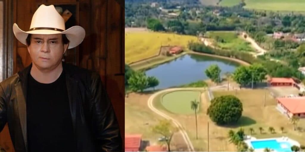Cabeças de gado, lago próprio e maior que um shopping: A fazenda milionária de Chitãozinho e fotos